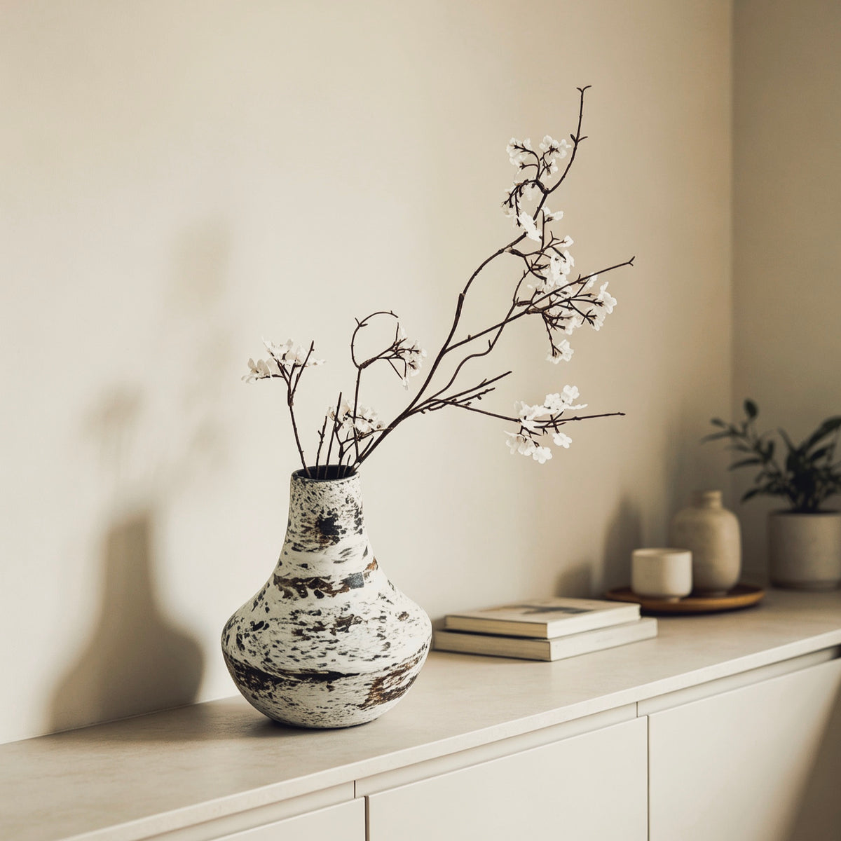 #101#a5b10 wabi sabi vase + DIY lamp kit