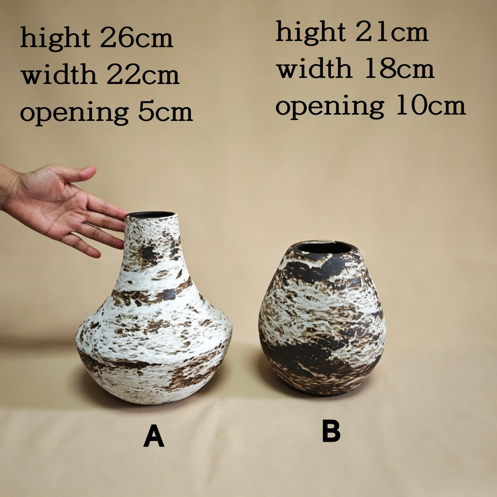 #101#a5b10 wabi sabi vase + DIY lamp kit