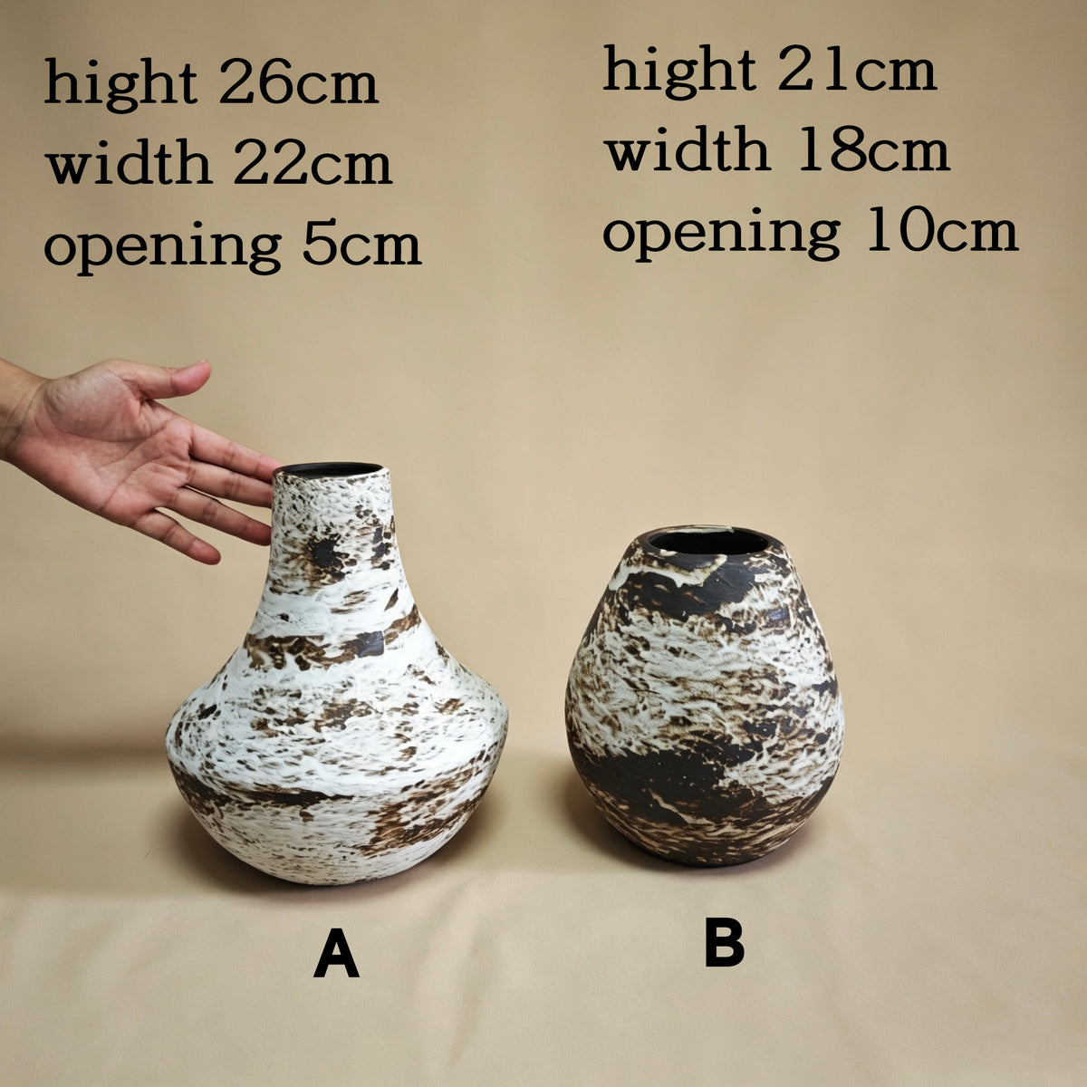 #101#a5b10 wabi sabi vase + DIY lamp kit