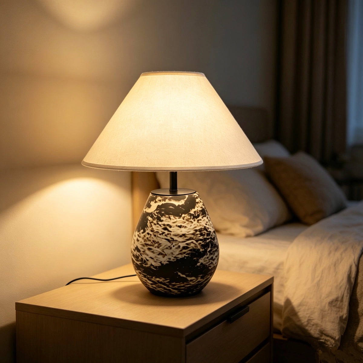 #101#a5b10 wabi sabi vase + DIY lamp kit