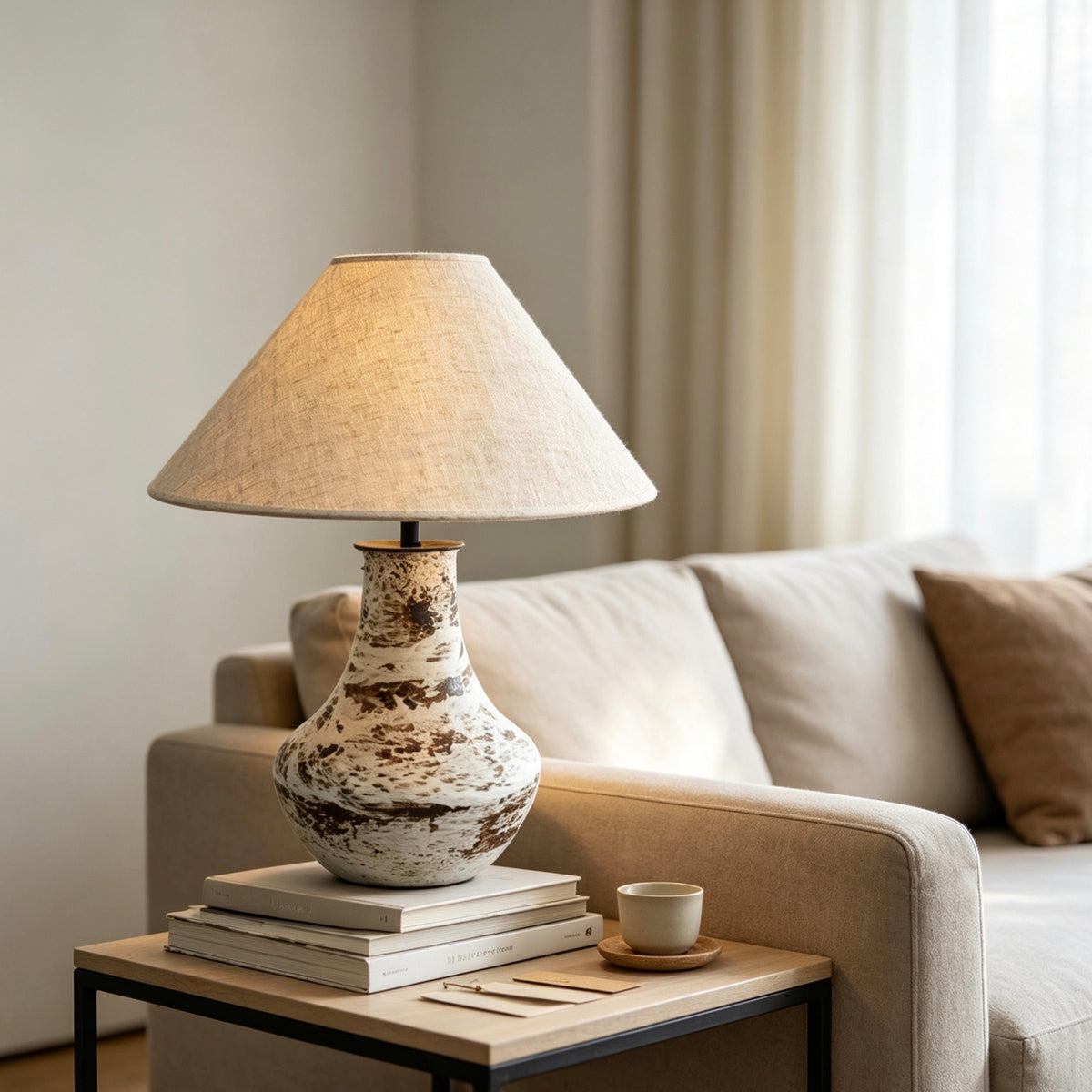 #101#a5b10 wabi sabi vase + DIY lamp kit