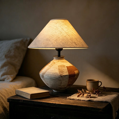 #102#a10b5 wabi sabi vase + DIY lamp kit