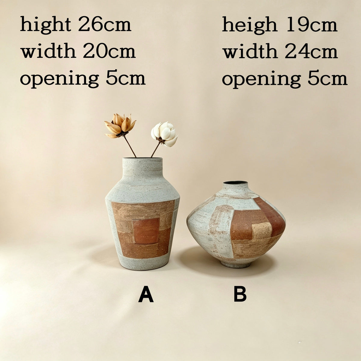 #102#a10b5 wabi sabi vase + DIY lamp kit