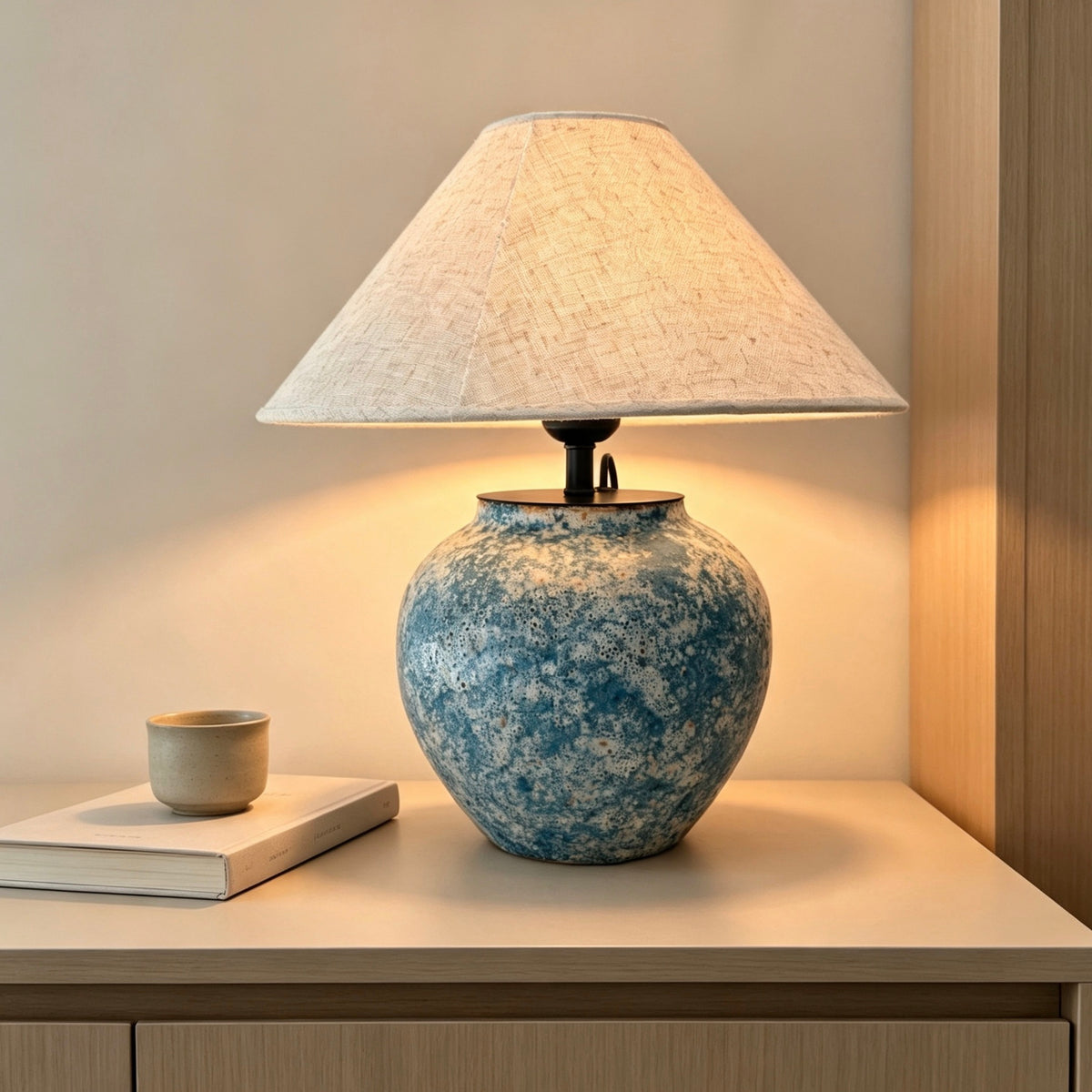 #103#a10b11 wabi sabi vase + DIY lamp kit