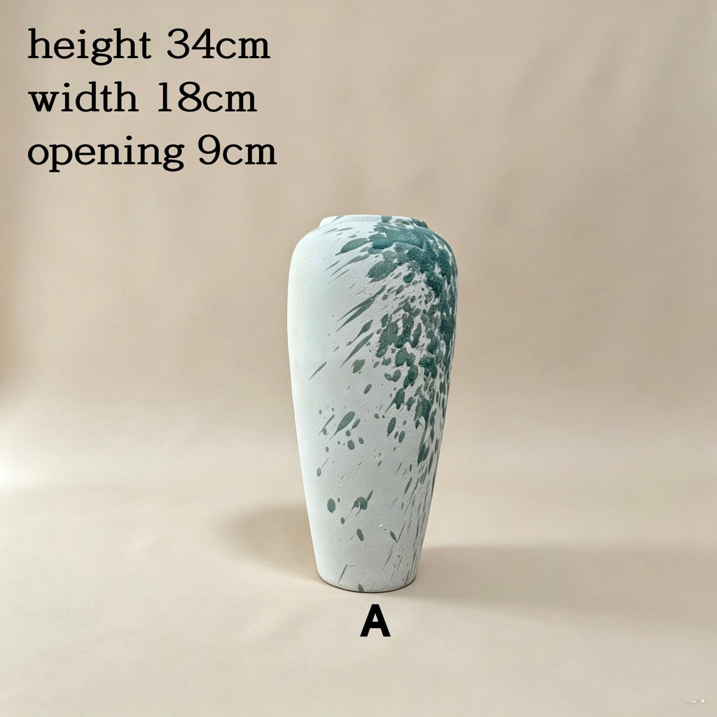 #104#a9b9 wabi sabi vase + DIY lamp kit