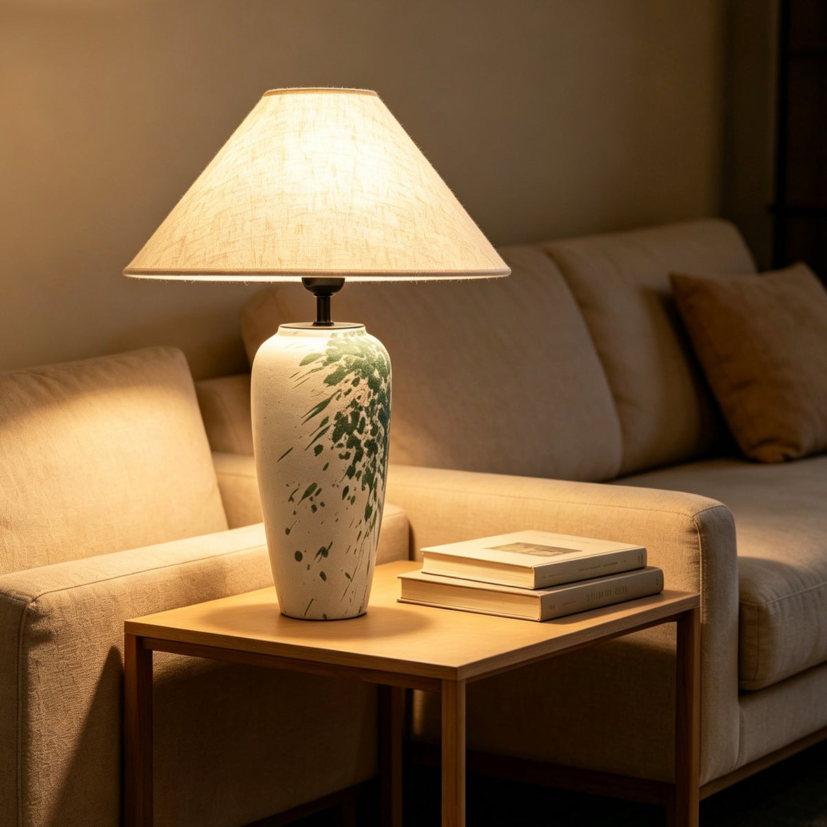 #104#a9b9 wabi sabi vase + DIY lamp kit