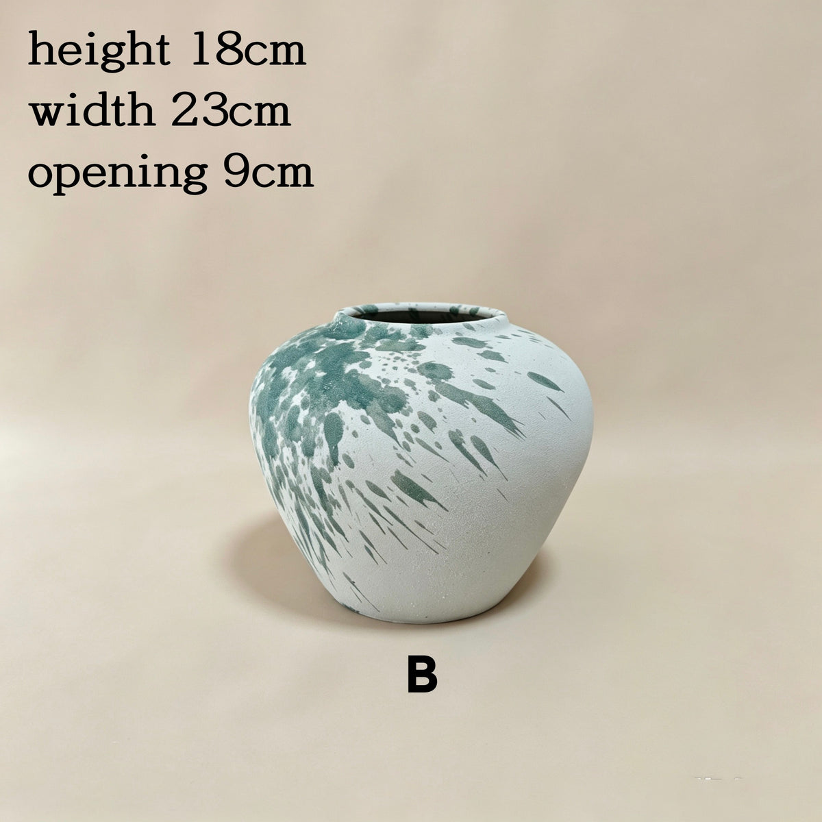 #104#a9b9 wabi sabi vase + DIY lamp kit