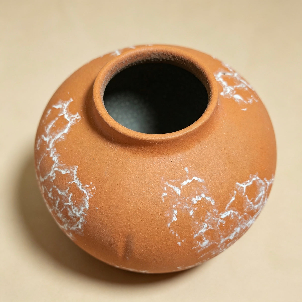 #105#a12b6.5 wabi sabi vase + DIY lamp kit