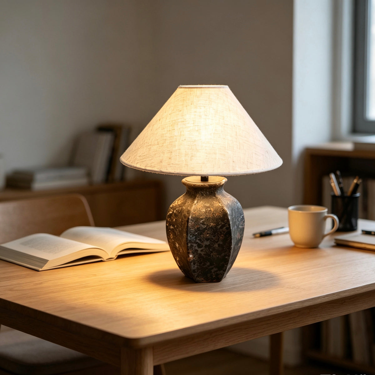 #106#a9 wabi sabi vase + DIY lamp kit