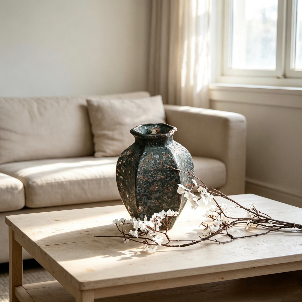 #106#a9 wabi sabi vase + DIY lamp kit