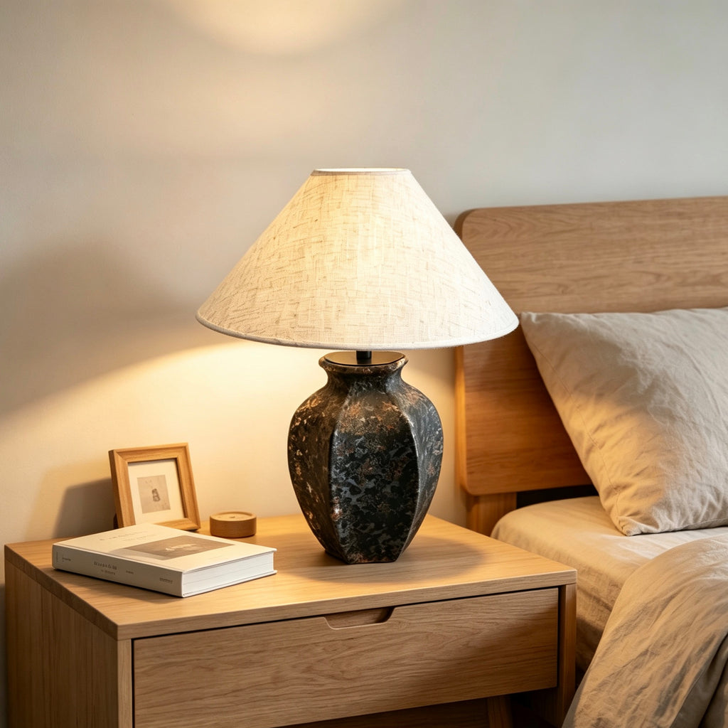 #106#a9 wabi sabi vase + DIY lamp kit