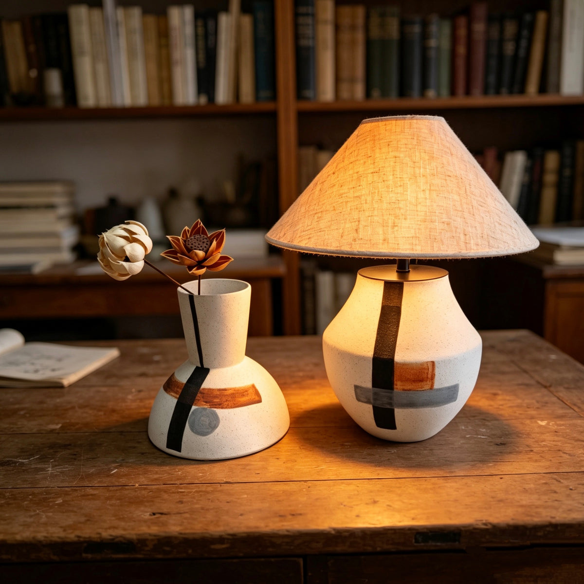 #107#a5b11 vase +DIY lamp kit