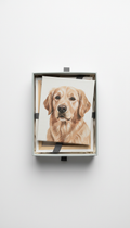 Framed Portrait with Natural Wood
