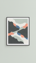 Charcoal Hue Digital Art Print