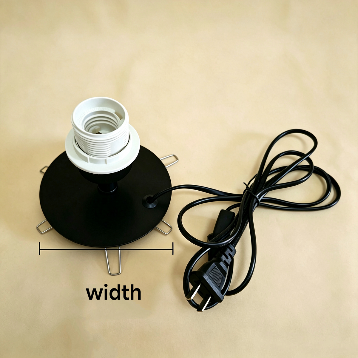 UL-Certified DIY Lamp Socket Kit with US Plug